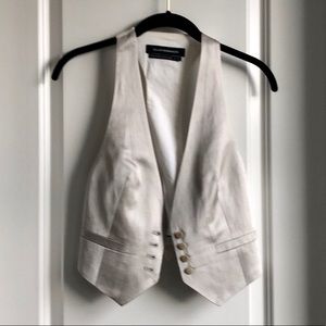 Club Monaco silver vest